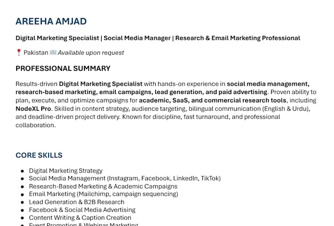social media manager expert